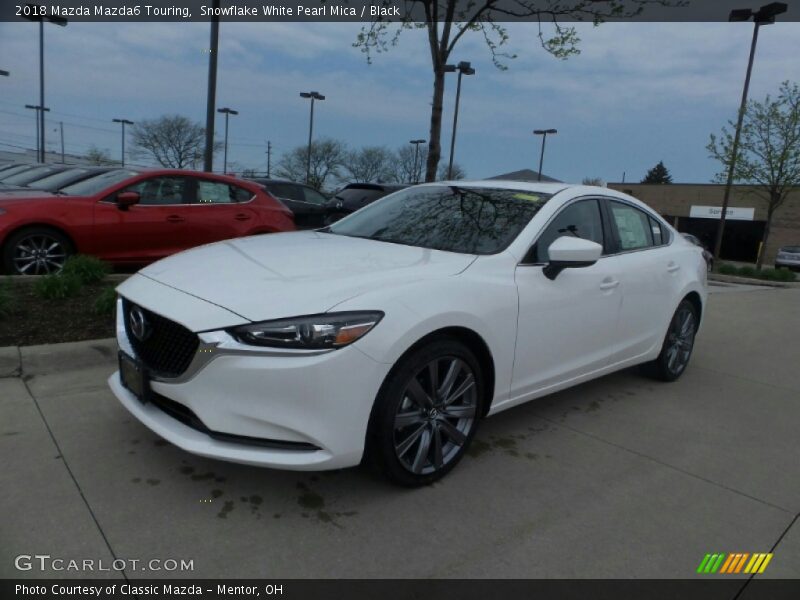 Snowflake White Pearl Mica / Black 2018 Mazda Mazda6 Touring