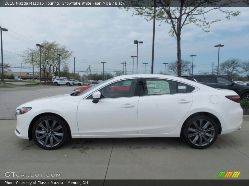 Snowflake White Pearl Mica / Black 2018 Mazda Mazda6 Touring