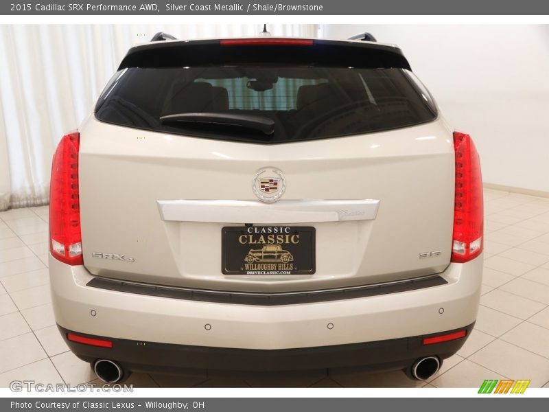 Silver Coast Metallic / Shale/Brownstone 2015 Cadillac SRX Performance AWD