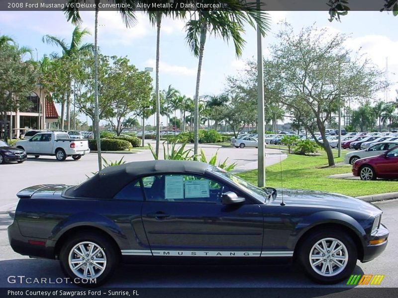 Alloy Metallic / Dark Charcoal 2008 Ford Mustang V6 Deluxe Convertible