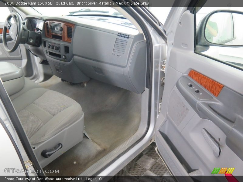 Bright Silver Metallic / Medium Slate Gray 2006 Dodge Ram 1500 SLT Quad Cab