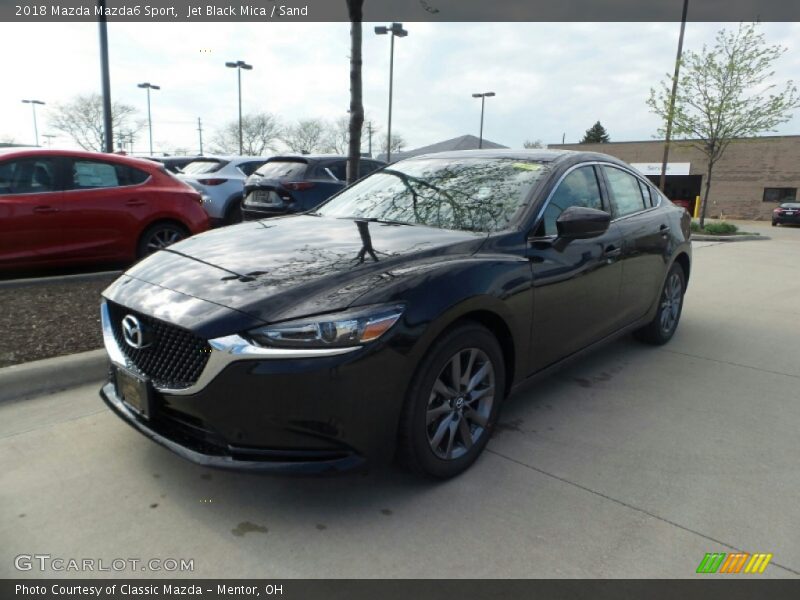 Jet Black Mica / Sand 2018 Mazda Mazda6 Sport