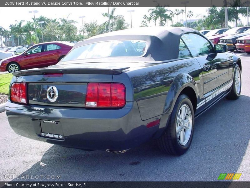 Alloy Metallic / Dark Charcoal 2008 Ford Mustang V6 Deluxe Convertible