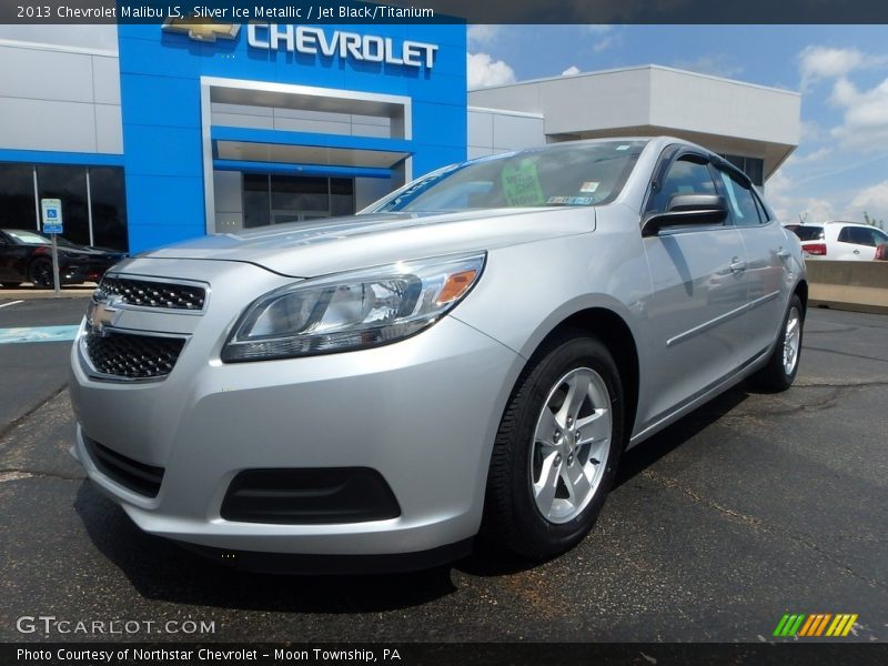 Silver Ice Metallic / Jet Black/Titanium 2013 Chevrolet Malibu LS