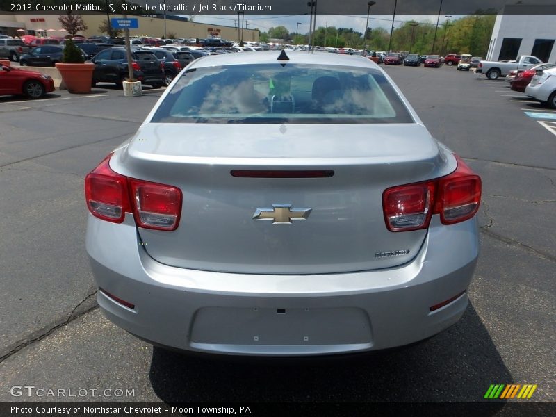 Silver Ice Metallic / Jet Black/Titanium 2013 Chevrolet Malibu LS