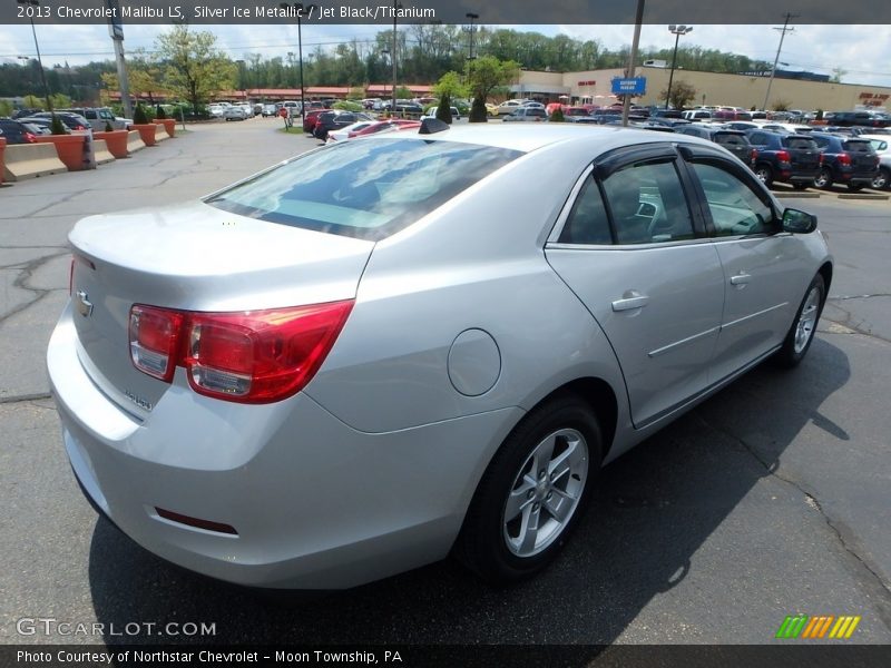 Silver Ice Metallic / Jet Black/Titanium 2013 Chevrolet Malibu LS