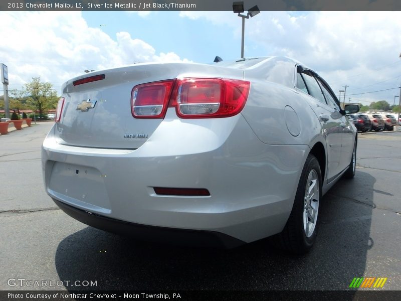 Silver Ice Metallic / Jet Black/Titanium 2013 Chevrolet Malibu LS