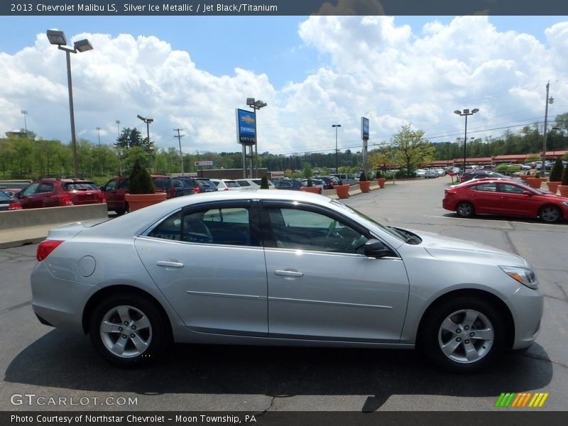 Silver Ice Metallic / Jet Black/Titanium 2013 Chevrolet Malibu LS
