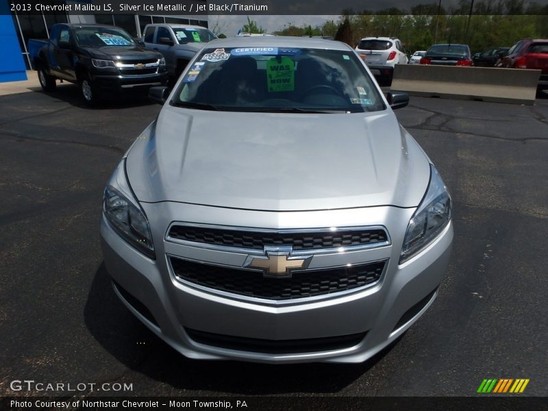 Silver Ice Metallic / Jet Black/Titanium 2013 Chevrolet Malibu LS