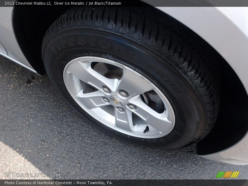 Silver Ice Metallic / Jet Black/Titanium 2013 Chevrolet Malibu LS