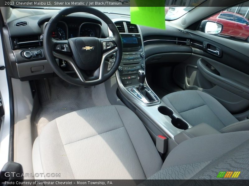 Silver Ice Metallic / Jet Black/Titanium 2013 Chevrolet Malibu LS