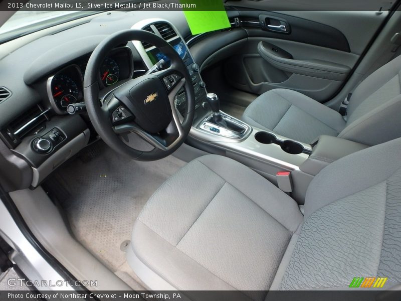 Silver Ice Metallic / Jet Black/Titanium 2013 Chevrolet Malibu LS