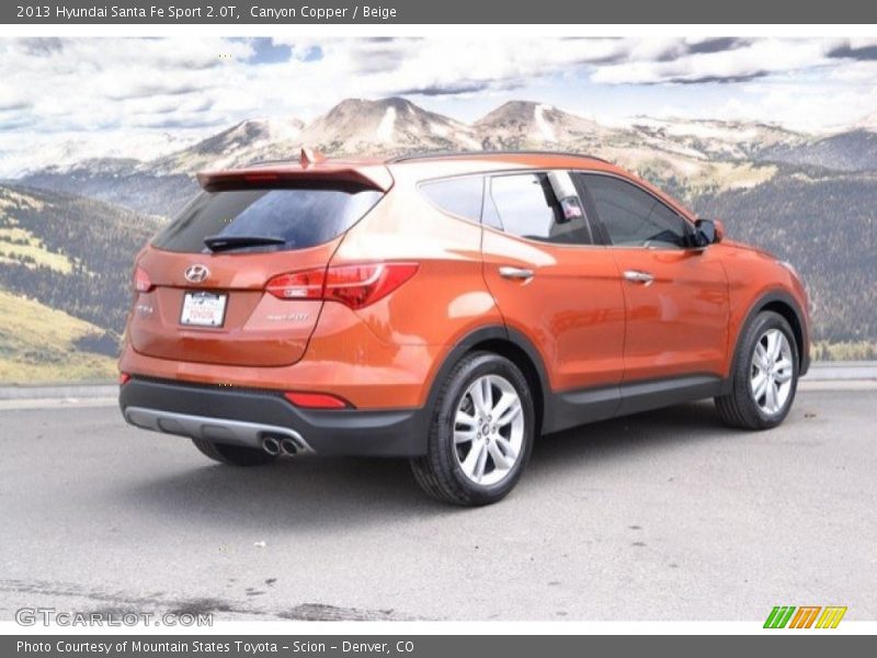 Canyon Copper / Beige 2013 Hyundai Santa Fe Sport 2.0T