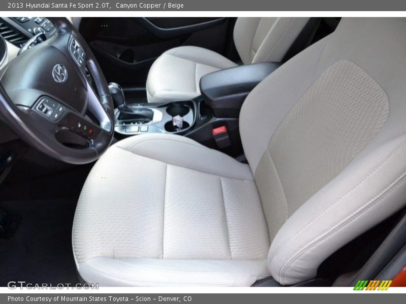 Canyon Copper / Beige 2013 Hyundai Santa Fe Sport 2.0T