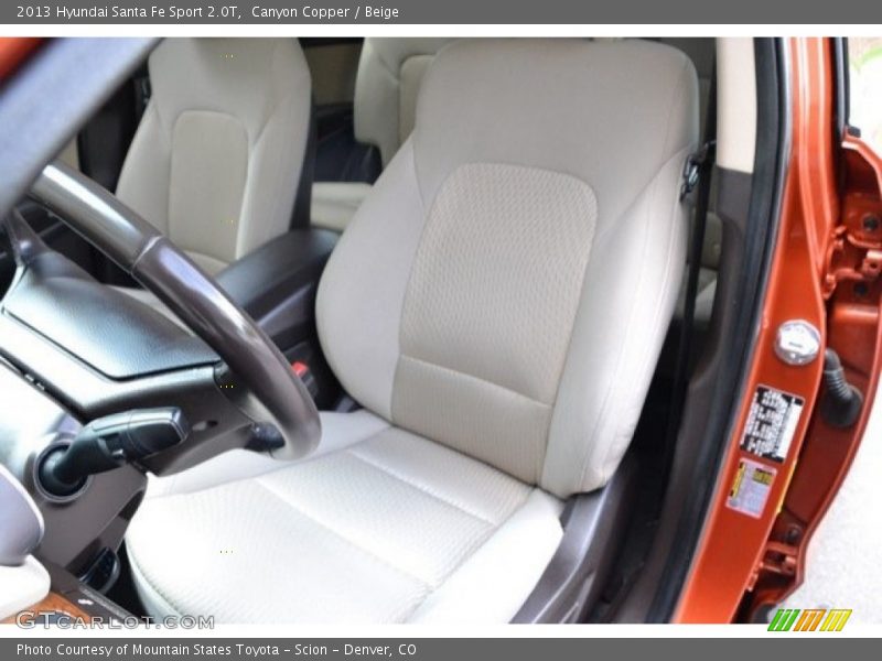 Canyon Copper / Beige 2013 Hyundai Santa Fe Sport 2.0T