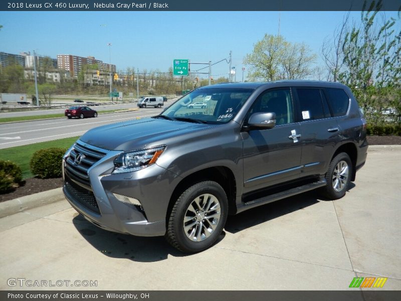 Nebula Gray Pearl / Black 2018 Lexus GX 460 Luxury