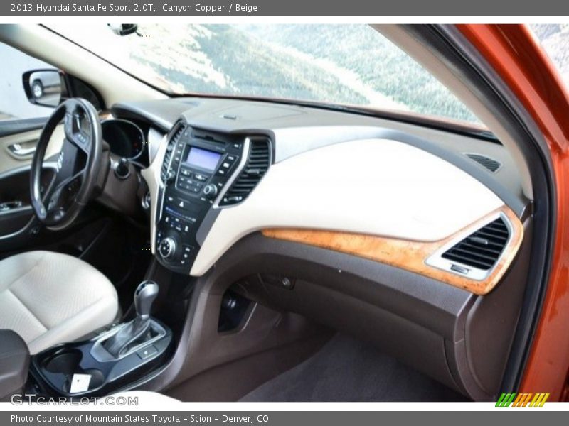Canyon Copper / Beige 2013 Hyundai Santa Fe Sport 2.0T