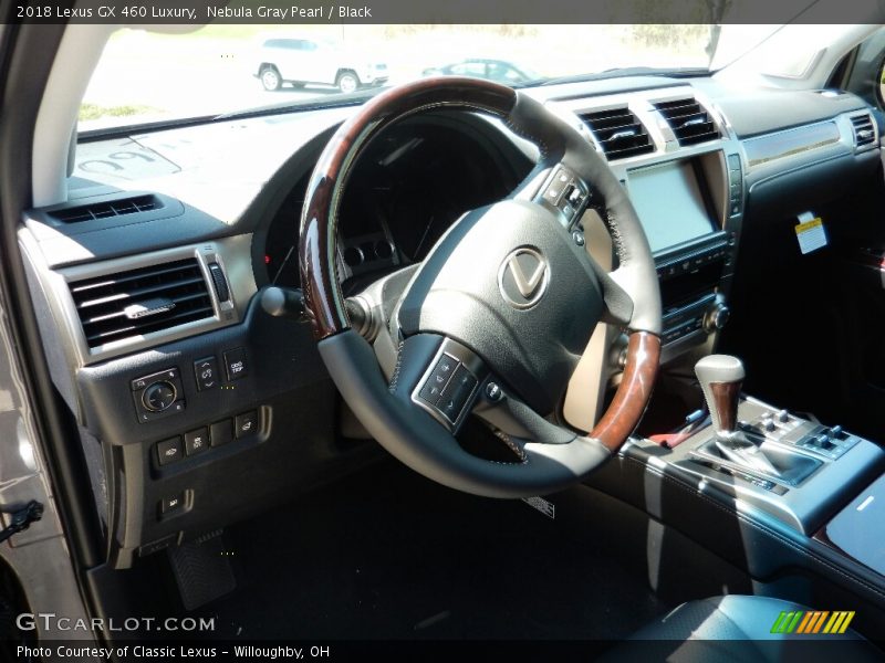 Nebula Gray Pearl / Black 2018 Lexus GX 460 Luxury