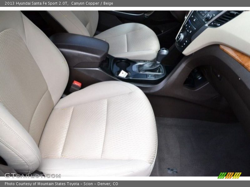 Canyon Copper / Beige 2013 Hyundai Santa Fe Sport 2.0T