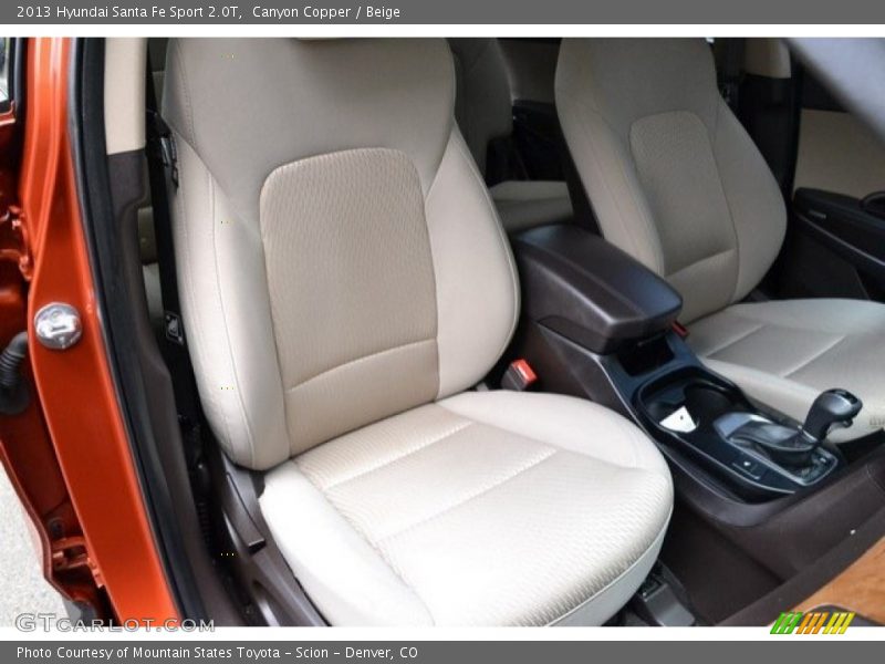 Canyon Copper / Beige 2013 Hyundai Santa Fe Sport 2.0T