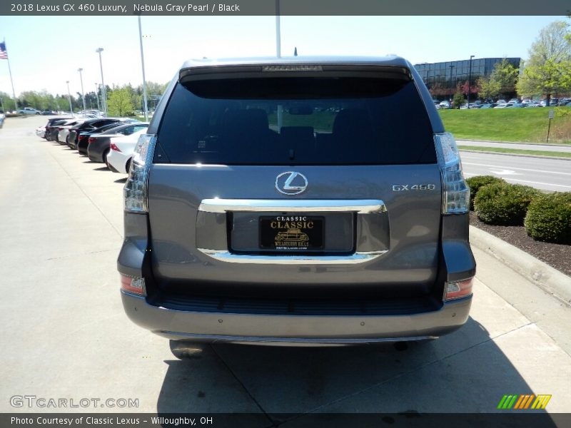 Nebula Gray Pearl / Black 2018 Lexus GX 460 Luxury