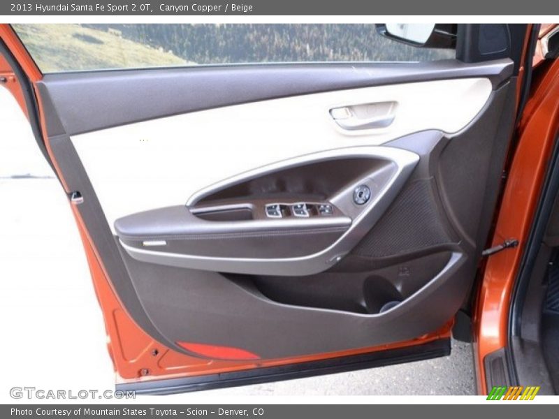 Canyon Copper / Beige 2013 Hyundai Santa Fe Sport 2.0T