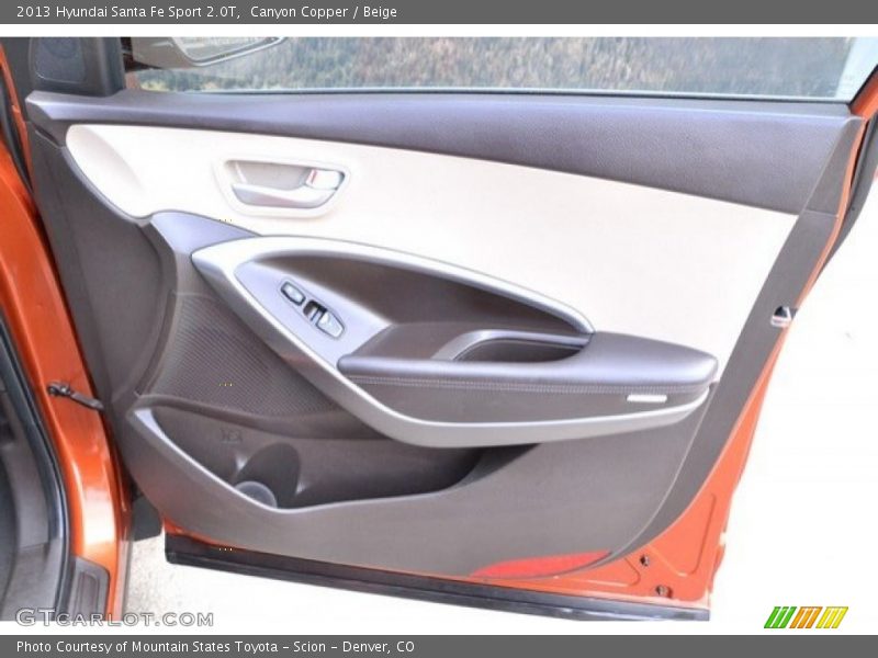 Canyon Copper / Beige 2013 Hyundai Santa Fe Sport 2.0T