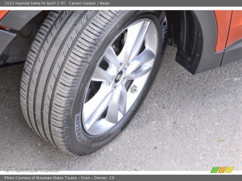 Canyon Copper / Beige 2013 Hyundai Santa Fe Sport 2.0T