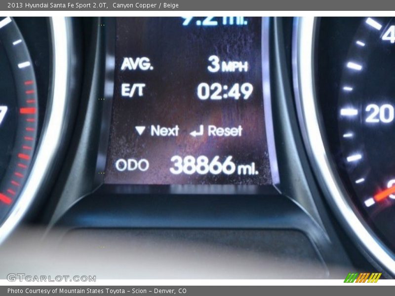 Canyon Copper / Beige 2013 Hyundai Santa Fe Sport 2.0T