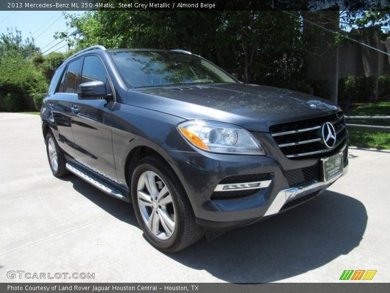 Steel Grey Metallic / Almond Beige 2013 Mercedes-Benz ML 350 4Matic