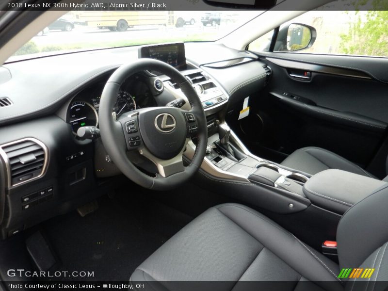  2018 NX 300h Hybrid AWD Black Interior