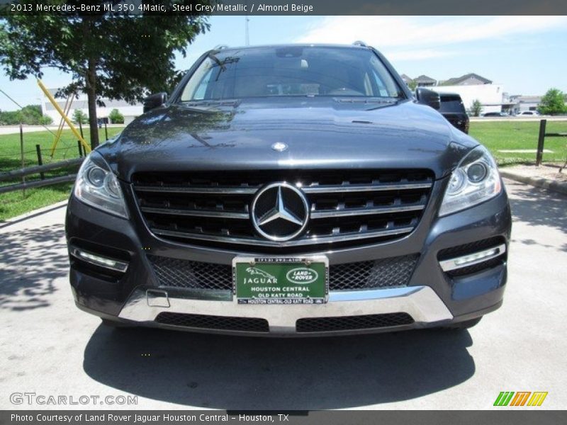 Steel Grey Metallic / Almond Beige 2013 Mercedes-Benz ML 350 4Matic