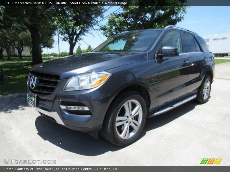 Steel Grey Metallic / Almond Beige 2013 Mercedes-Benz ML 350 4Matic