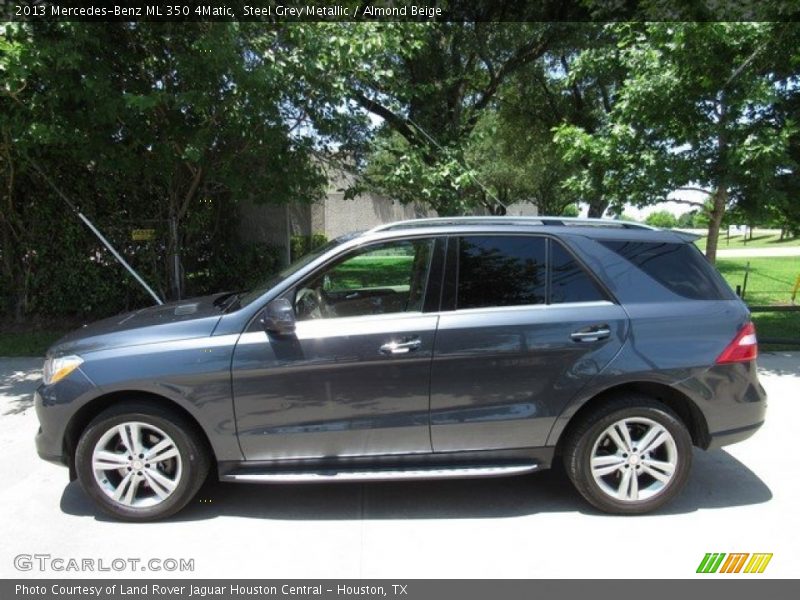 Steel Grey Metallic / Almond Beige 2013 Mercedes-Benz ML 350 4Matic