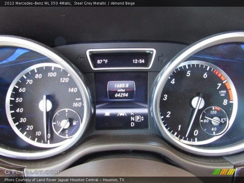 Steel Grey Metallic / Almond Beige 2013 Mercedes-Benz ML 350 4Matic