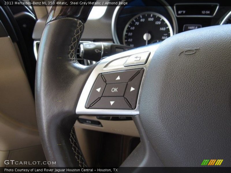 Steel Grey Metallic / Almond Beige 2013 Mercedes-Benz ML 350 4Matic