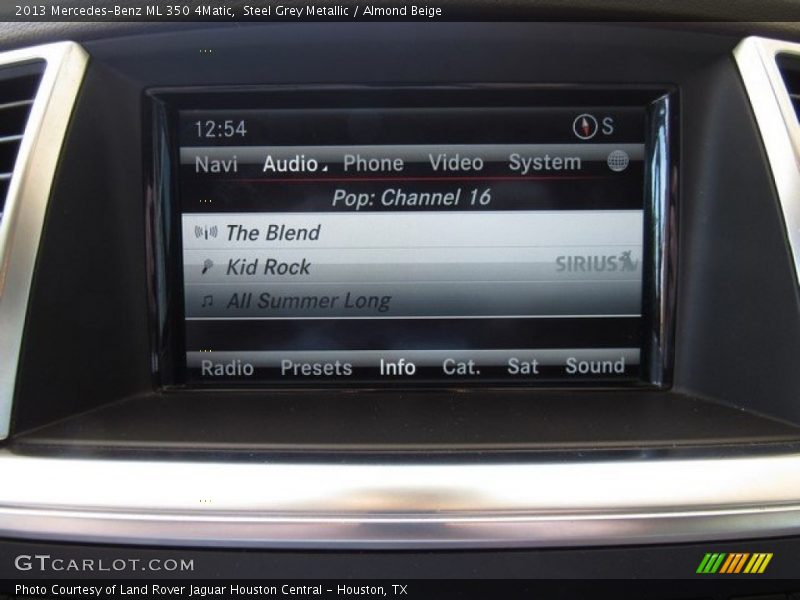 Steel Grey Metallic / Almond Beige 2013 Mercedes-Benz ML 350 4Matic