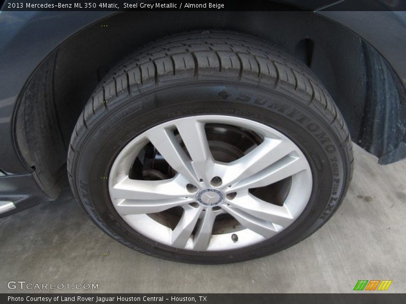 Steel Grey Metallic / Almond Beige 2013 Mercedes-Benz ML 350 4Matic