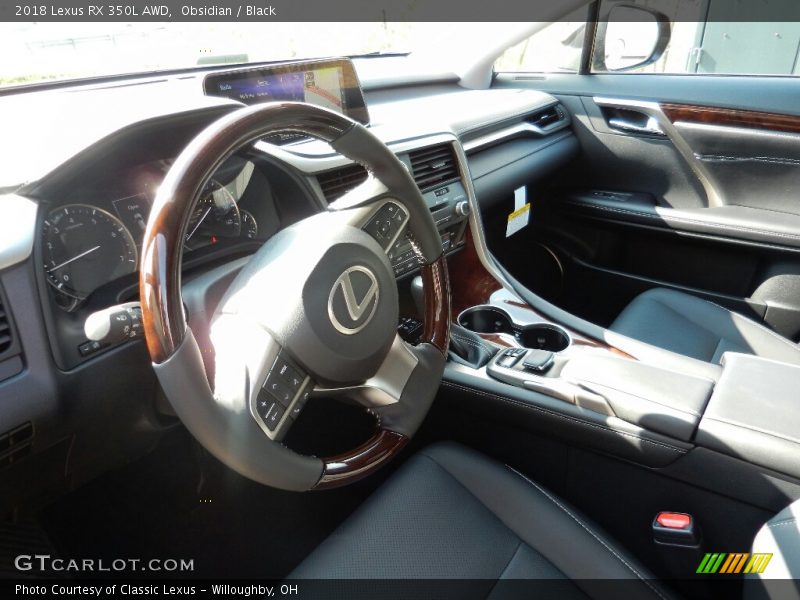 Obsidian / Black 2018 Lexus RX 350L AWD