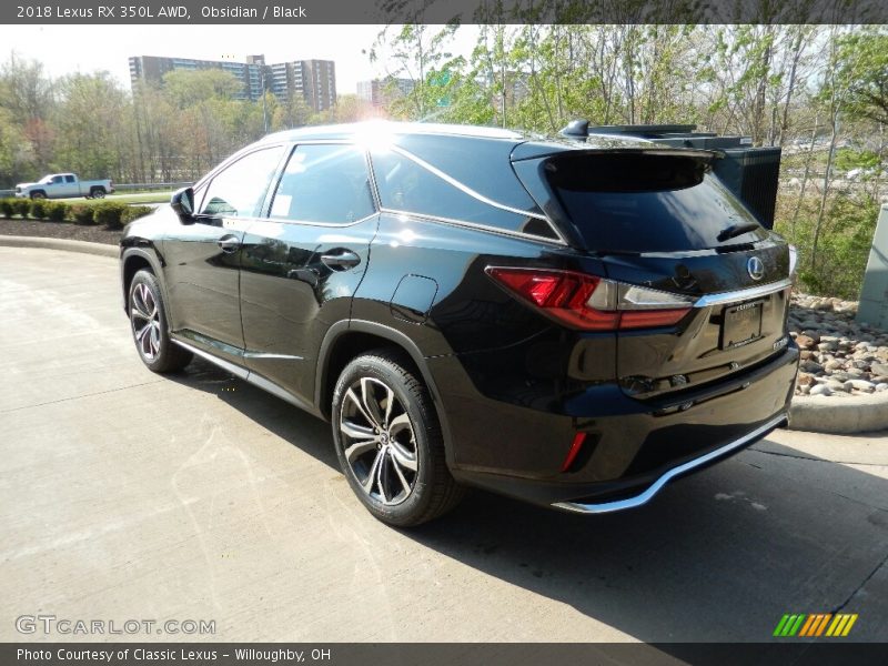 Obsidian / Black 2018 Lexus RX 350L AWD