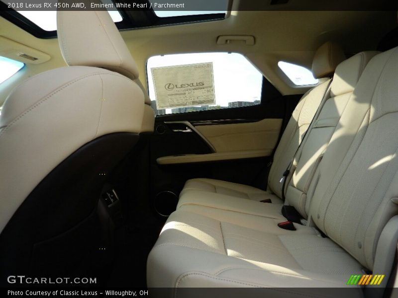Eminent White Pearl / Parchment 2018 Lexus RX 450h AWD