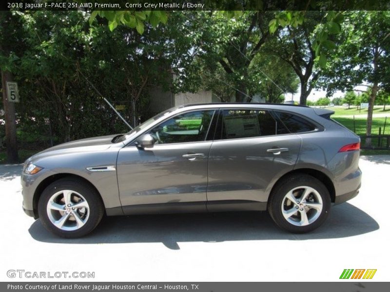 Corris Grey Metallic / Ebony 2018 Jaguar F-PACE 25t AWD Premium