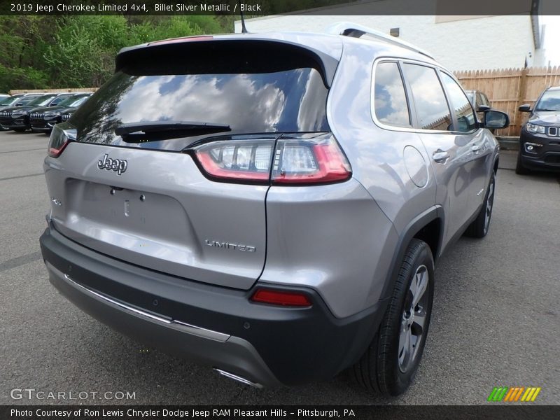 Billet Silver Metallic / Black 2019 Jeep Cherokee Limited 4x4