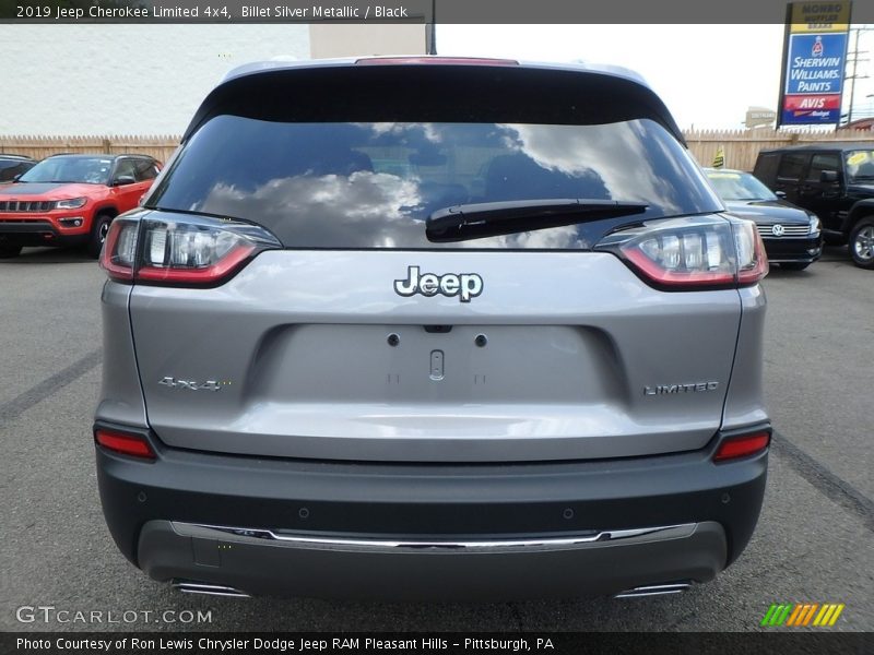 Billet Silver Metallic / Black 2019 Jeep Cherokee Limited 4x4