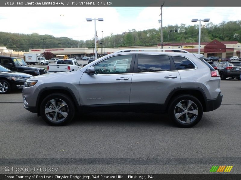 Billet Silver Metallic / Black 2019 Jeep Cherokee Limited 4x4