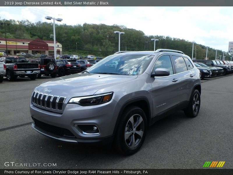 Billet Silver Metallic / Black 2019 Jeep Cherokee Limited 4x4