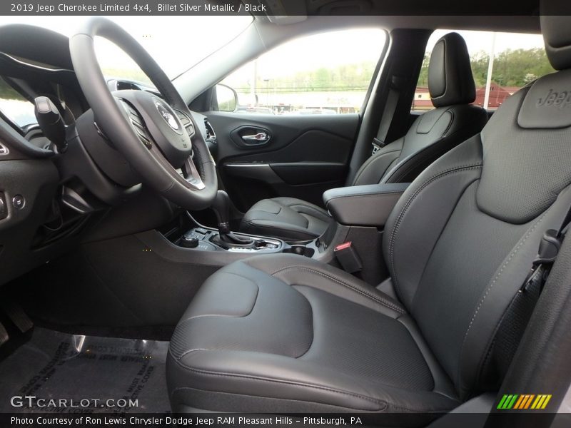 Front Seat of 2019 Cherokee Limited 4x4