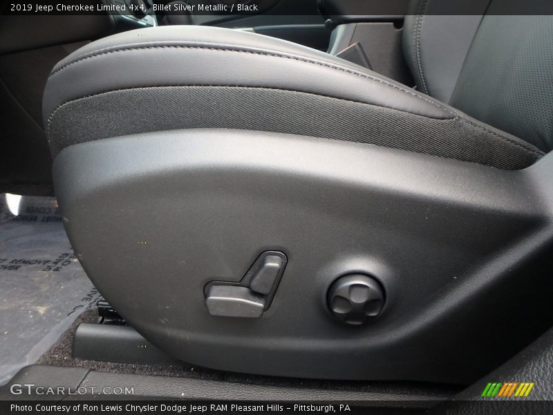 Billet Silver Metallic / Black 2019 Jeep Cherokee Limited 4x4