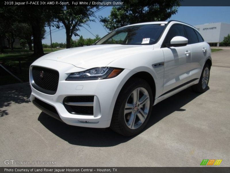 Fuji White / Ebony/Light Oyster 2018 Jaguar F-PACE 30t AWD R-Sport