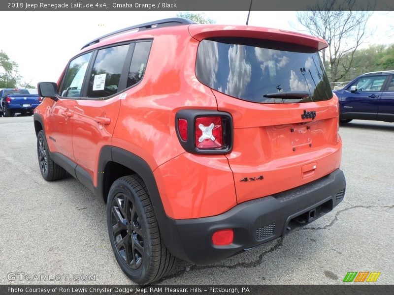 Omaha Orange / Black 2018 Jeep Renegade Latitude 4x4